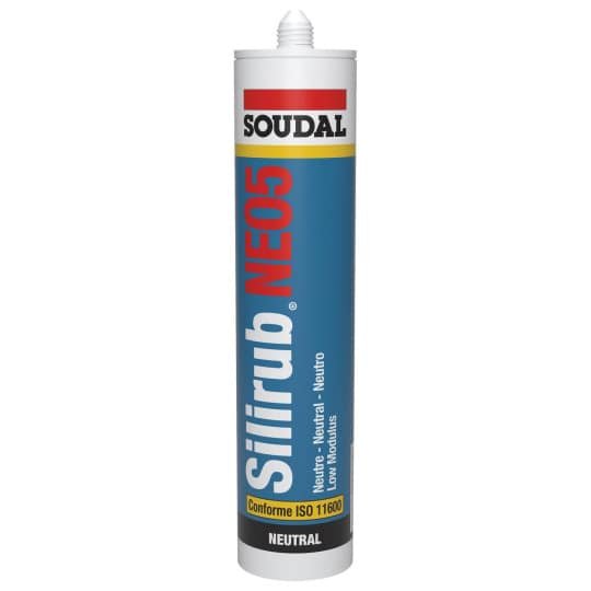 Mastic-colle silicone neutre translucide 300ml