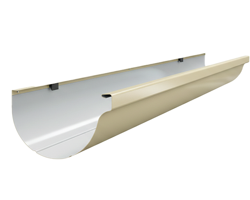 Gouttière alu demi-ronde